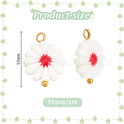 16Pcs Natural Freshwater Shell Pendants&nbsp;PALLOY-PH01720