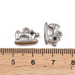 304 Stainless Steel Rhinestone Charm&nbsp;STAS-B167-16P