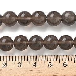Natural Ice Obsidian Beads Strands&nbsp;G-P590-A03-10mm-01