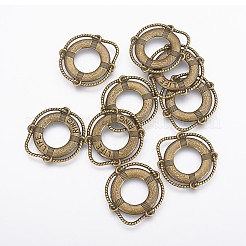 Tibetan Style Alloy Pendants&nbsp;TIBEP-0803-AB-LF