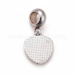 304 Stainless Steel European Dangle Charms&nbsp;STAS-F278-02P