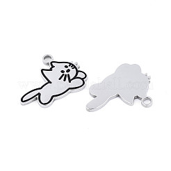 304 Stainless Steel & Enamel Pendants&nbsp;STAS-T073-23P