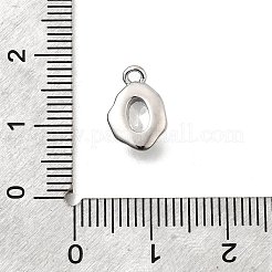Brass Micro Pave Cubic Zirconia Charms&nbsp;KK-Q097-02P