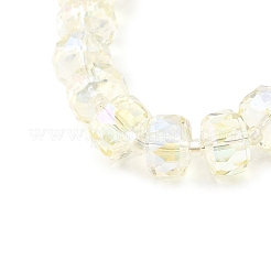 Transparent Electroplate Glass Beads Strands&nbsp;EGLA-P062-01A-01