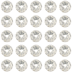 120Pcs Brass Rhinestone Spacer Beads&nbsp;RB-PA0001-03S-01
