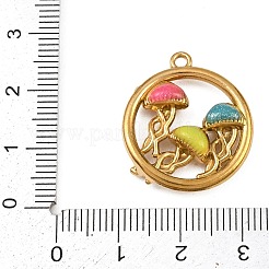 304 Stainless Steel with Enamel Pendants&nbsp;STAS-C160-02G