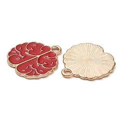 Alloy Enamel Pendants&nbsp;PALLOY-Q452-01LG-02
