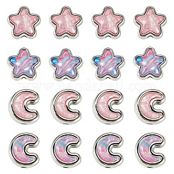 16Pcs 4 Styles Opaque Acrylic Beads&nbsp;OACR-TA0004-25