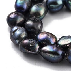 Dyed Natural Cultured Freshwater Pearl Beads Strands&nbsp;PEAR-P062-36C