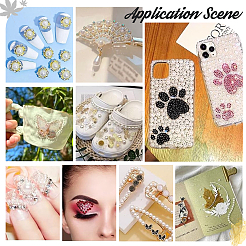 3025Pcs 24 Style ABS Plastic Imitation Pearl Cabochons and Imitation Taiwan Acrylic Rhinestone Cabochons&nbsp;SACR-PH0002-16