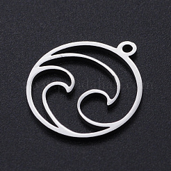 Non-Tarnish 201 Stainless Steel Laser Cut Pendants&nbsp;STAS-S105-T966-1