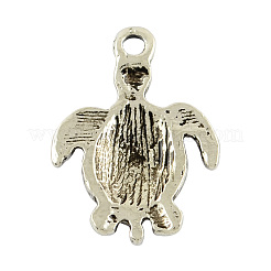 Tibetan Style Alloy Sea Turtle Pendants&nbsp;TIBEP-22101-AS-LF