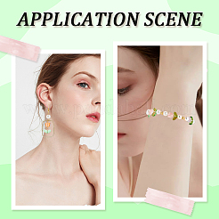 200Pcs 2 Styles Spray Painted Transparent Glass Beads&nbsp;GLAA-SP0001-08
