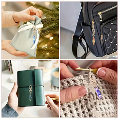 7Pcs Alloy Enamel Keychains&nbsp;HJEW-YW00213
