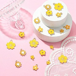 20Pcs 5 Style Alloy Enamel Pendants&nbsp;ENAM-YW0003-27