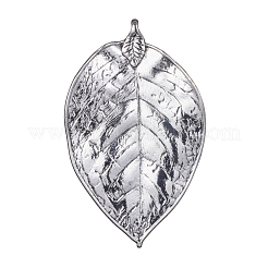 Alloy Enamel Big Leaf Pendants&nbsp;ENAM-J074-07AS