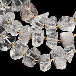 Natural Quartz Crystal Beads Strands&nbsp;G-F833-S01-01