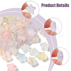 200Pcs Gradient Color Transparent Acrylic Beads&nbsp;MACR-FS0002-03