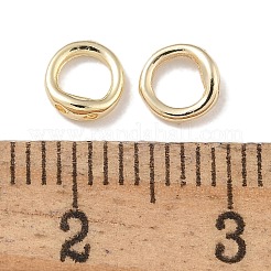 Brass Ring Charm Connectors&nbsp;KK-P284-06G-02