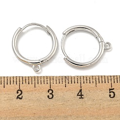 Brass Earring Findings&nbsp;EJEW-L211-012D-P