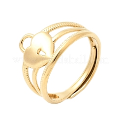 304 Stainless Steel Cuff Open Rings&nbsp;SA-CBA5136-01G