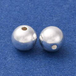 Fine Silver Round Beads&nbsp;STER-A047-08A-S