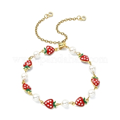 Adjustable Brass Enamel Slider Bracelets&nbsp;BJEW-JB13841