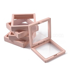 5Pcs Square Transparent PE Thin Film Suspension Jewelry Display Box&nbsp;CON-FS0001-19A