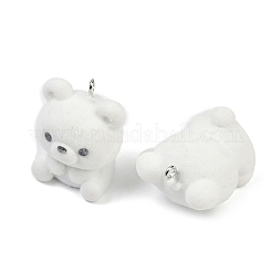 Flocky Resin Pendants&nbsp;FIND-A052-05D