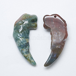 Natural Indian Agate Big Pendants&nbsp;G-T122-09C