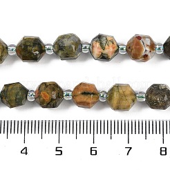 Natural Rhyolite Jasper Beads Strands&nbsp;G-O201B-122F
