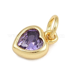 Brass with Cubic Zirconia Pendants&nbsp;KK-A269-67A-G