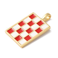 Brass Enamel Pendants&nbsp;KK-L216-009G-02
