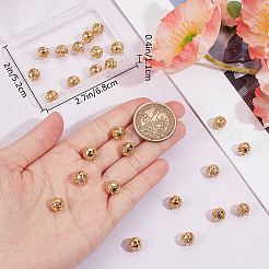 30Pcs Alloy Hollow Beads&nbsp;PALLOY-BBC0001-08