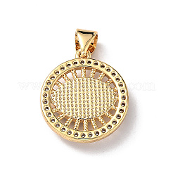 Lampwork Evil Eye Pendants with Clear Cubic Zirconia&nbsp;ZIRC-L102-11G