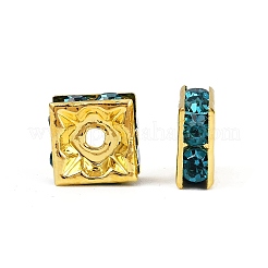 Brass Rhinestone Spacer Beads&nbsp;RSB074NF-13G