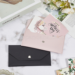 2Pcs 2 Colors PU Leather Wallets with Alloy Snap Buttons&nbsp;AJEW-CL0001-19B