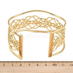 Exaggerated 304 Stainless Steel Cuff Bangles for Women&nbsp;BJEW-P363-02G