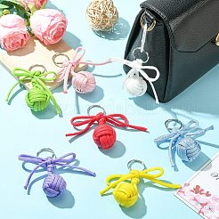 10Pcs Polyester & Spandex Keychains&nbsp;KEYC-CJ00012