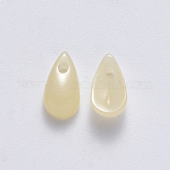 Imitation Jade Glass Charms&nbsp;GLAA-R211-07-A01