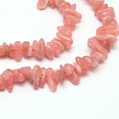 Chips Natural Rhodochrosite Beads Strands&nbsp;X-G-N0164-22