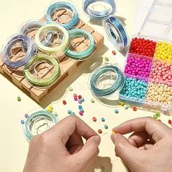 10 Rolls 3-Ply Polyester Metallic Threads&nbsp;MCOR-CJ0001-07B