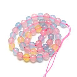 Natural Chalcedony Bead Strands&nbsp;G-R342-6mm-20