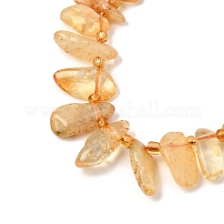 Heated Natural Citrine Beads Strands&nbsp;GG-CBADF20-A10
