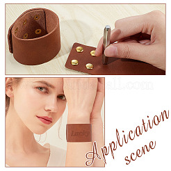 Blank Leather Wide Cord Bracelet&nbsp;BJEW-WH0020-65G