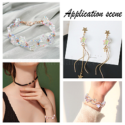 Eco-Friendly Transparent Acrylic Beads&nbsp;TACR-FH0001-01
