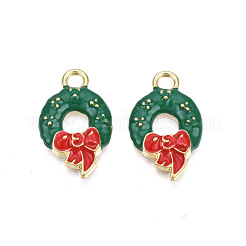 Rack Plating Alloy Enamel Charms&nbsp;ENAM-N055-167