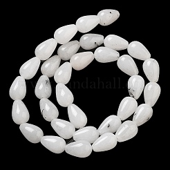Natural White Jade Beads Strands&nbsp;G-B106-A31-02
