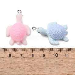 Opaque Resin Pendants&nbsp;FIND-H069-04P