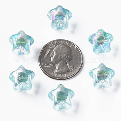 1-Hole Transparent Acrylic Buttons&nbsp;MACR-S373-129-C07